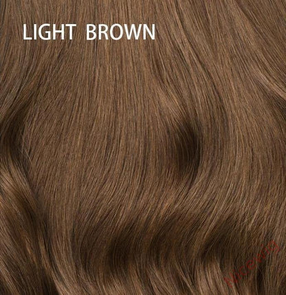 Glueless Brazilian Natural Black Water Wave Long Curly Wig